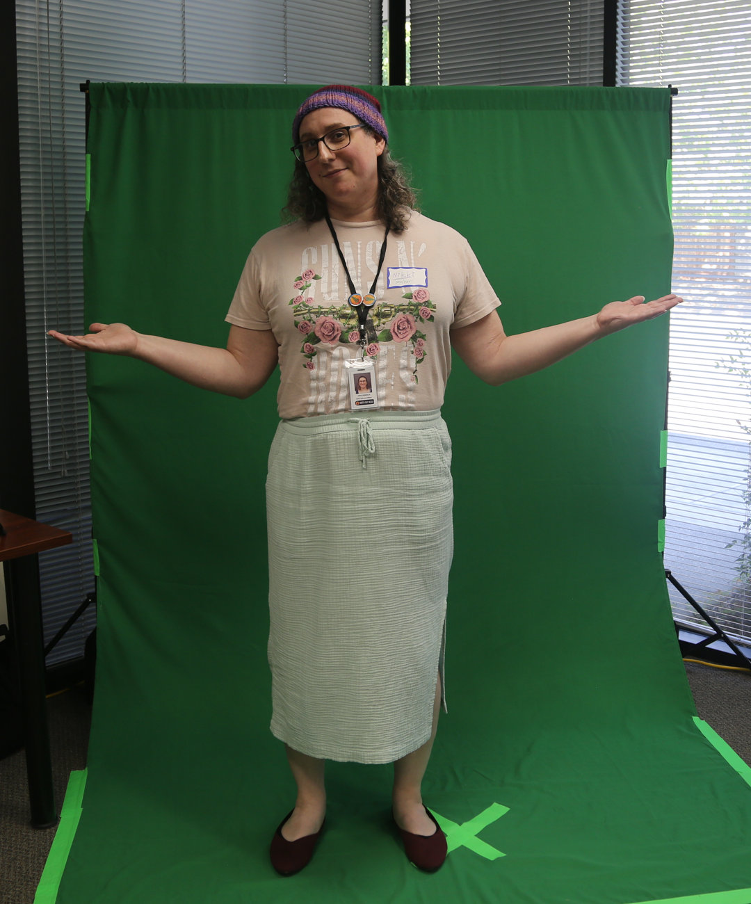 Woman Shrugging