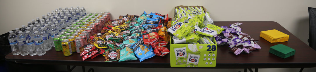 Food on a table