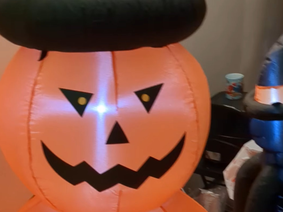 inflatable pumpkin