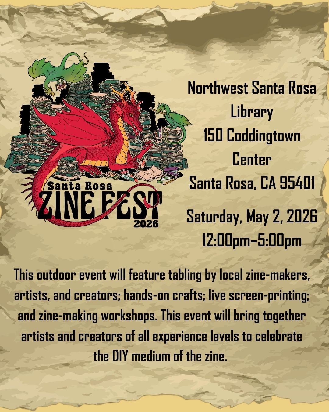 Zine Fest 2026 - Sonoma County Library